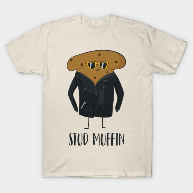 Stud Muffin T-Shirt by Dreamy Panda Designs